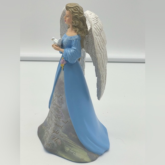 Thomas Kinkade “Angels of Peace” Collection: Theme is Blue “God’s Guiding Grace” - Picture 6 of 10